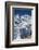 Cable Car in Front of Mt. Blanc from Mt. Brevent, Chamonix, Haute Savoie, Rhone Alpes, France-Jon Arnold-Framed Photographic Print