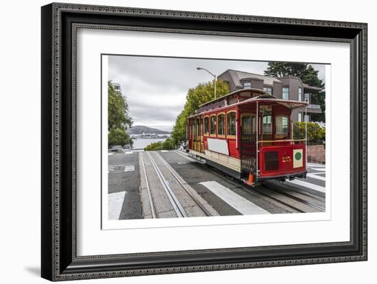 Cable Car in San Francisco-null-Framed Art Print