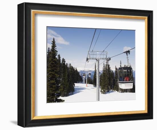 Cable Car in Whistler Mountain Resort-Christian Kober-Framed Photographic Print
