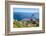 Cable car, Lokrum Island and Dubrovnik Old Town view, Dubrovnik, Dalmatian Coast, Croatia, Europe-Neale Clark-Framed Photographic Print