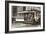 Cable Car on Turn Table, San Francisco, California-null-Framed Premium Giclee Print