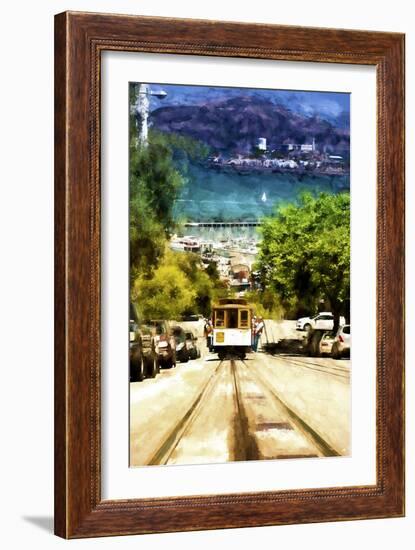 Cable Car San Francisco-Philippe Hugonnard-Framed Giclee Print