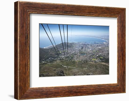 Cable Car, Table Mountain National Park, Cape Town, South Africa-Paul Souders-Framed Photographic Print