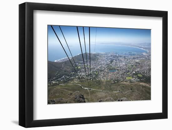 Cable Car, Table Mountain National Park, Cape Town, South Africa-Paul Souders-Framed Photographic Print