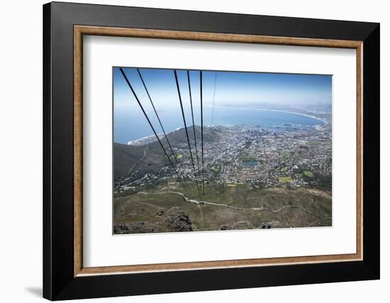 Cable Car, Table Mountain National Park, Cape Town, South Africa-Paul Souders-Framed Photographic Print