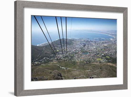 Cable Car, Table Mountain National Park, Cape Town, South Africa-Paul Souders-Framed Photographic Print