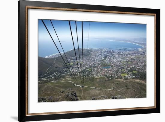 Cable Car, Table Mountain National Park, Cape Town, South Africa-Paul Souders-Framed Photographic Print