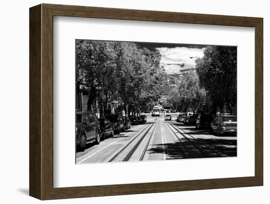 Cable Cars - Streets - Downtown - San Francisco - Californie - United States-Philippe Hugonnard-Framed Photographic Print