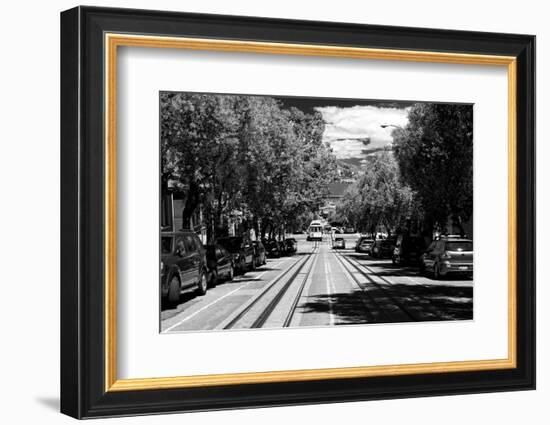 Cable Cars - Streets - Downtown - San Francisco - Californie - United States-Philippe Hugonnard-Framed Photographic Print