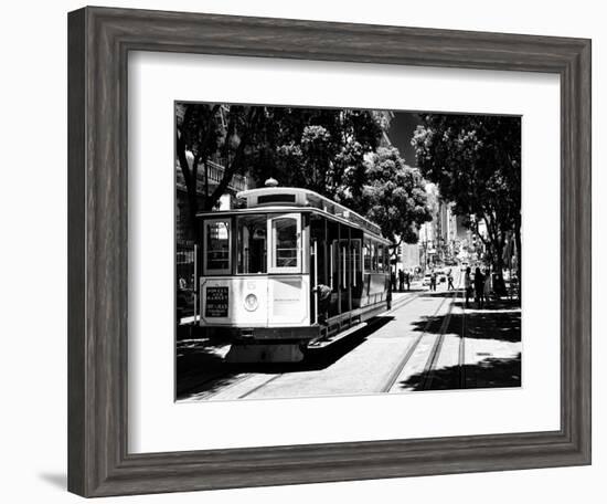 Cable Cars - Streets - Downtown - San Francisco - Californie - United States-Philippe Hugonnard-Framed Photographic Print