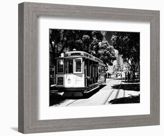 Cable Cars - Streets - Downtown - San Francisco - Californie - United States-Philippe Hugonnard-Framed Photographic Print