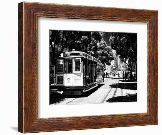 Cable Cars - Streets - Downtown - San Francisco - Californie - United States-Philippe Hugonnard-Framed Photographic Print