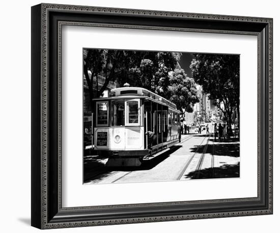 Cable Cars - Streets - Downtown - San Francisco - Californie - United States-Philippe Hugonnard-Framed Photographic Print