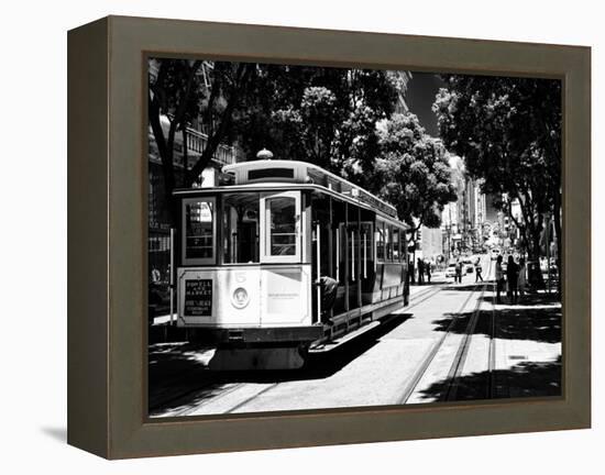 Cable Cars - Streets - Downtown - San Francisco - Californie - United States-Philippe Hugonnard-Framed Premier Image Canvas