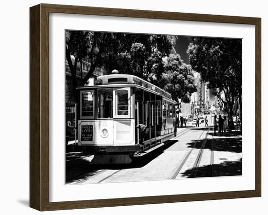 Cable Cars - Streets - Downtown - San Francisco - Californie - United States-Philippe Hugonnard-Framed Photographic Print