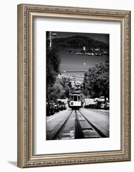 Cable Cars - Streets - Downtown - San Francisco - Californie - United States-Philippe Hugonnard-Framed Photographic Print