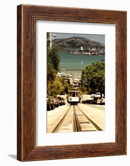 Cable Cars - Streets - Downtown - San Francisco - Californie - United States-Philippe Hugonnard-Framed Photographic Print