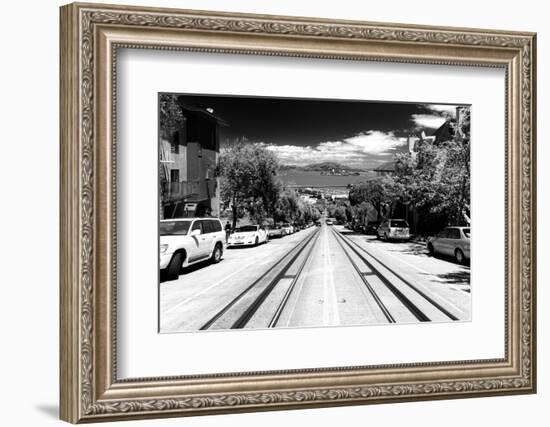 Cable Cars - Streets - Downtown - San Francisco - Californie - United States-Philippe Hugonnard-Framed Photographic Print