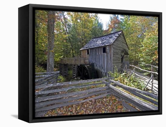 Cable Mill in Cades Cove, Great Smoky Mountains National Park, Tennessee, USA-Diane Johnson-Framed Premier Image Canvas