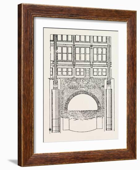 Cable Railway Tunnel under River Near Van Buren Street-null-Framed Giclee Print