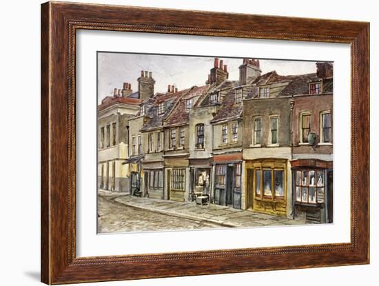 Cable Street, Stepney, London, C1830-Frederick Calvert-Framed Giclee Print