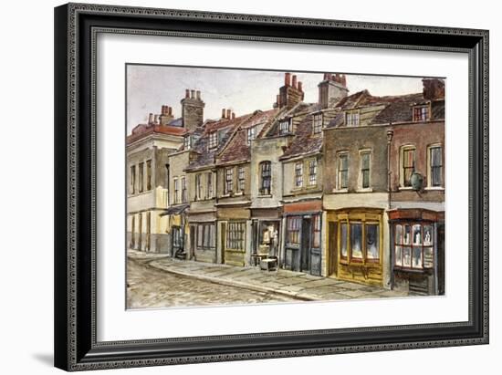 Cable Street, Stepney, London, C1830-Frederick Calvert-Framed Giclee Print