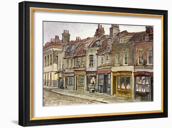 Cable Street, Stepney, London, C1830-Frederick Calvert-Framed Giclee Print