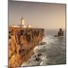 Cabo Carvoeiro lighthouse, Costa da Prata, Silver Coast, Peniche, Atlantic Ocean, Portugal, Europe-Markus Lange-Mounted Photographic Print