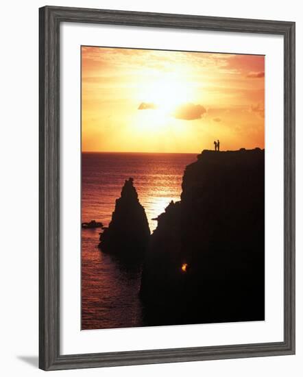 Cabo Rojo at Sunset, Puerto Rico-Greg Johnston-Framed Photographic Print