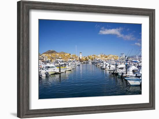 Cabo San Lucas Marina, Baja California, Mexico, North America-Peter Groenendijk-Framed Photographic Print