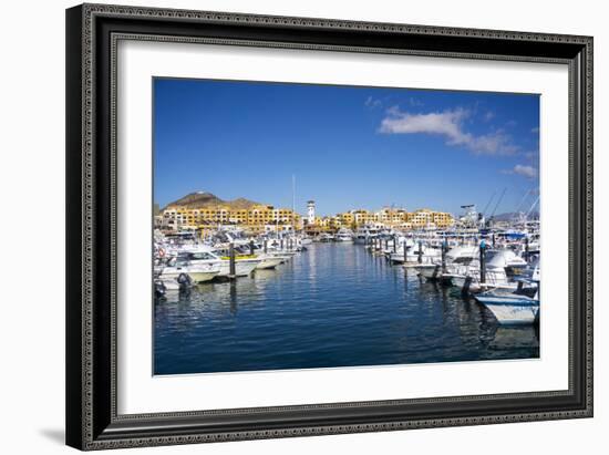 Cabo San Lucas Marina, Baja California, Mexico, North America-Peter Groenendijk-Framed Photographic Print