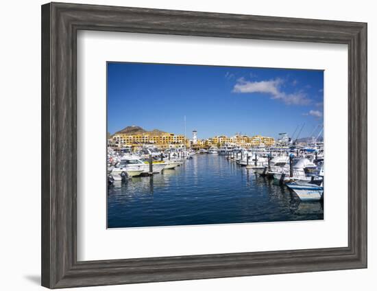 Cabo San Lucas Marina, Baja California, Mexico, North America-Peter Groenendijk-Framed Photographic Print