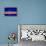 Cabo Verde Flag Design with Wood Patterning - Flags of the World Series-Philippe Hugonnard-Framed Stretched Canvas displayed on a wall