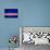 Cabo Verde Flag Design with Wood Patterning - Flags of the World Series-Philippe Hugonnard-Mounted Art Print displayed on a wall