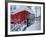 Caboose Lodging at Izaak Walton Lodge, Essex, Montana, USA-Chuck Haney-Framed Photographic Print