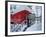 Caboose Lodging at Izaak Walton Lodge, Essex, Montana, USA-Chuck Haney-Framed Photographic Print