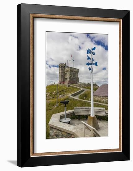 Cabot Tower, Signal Hill National Historic Site, St. John'S, Newfoundland, Canada, North America-Michael Nolan-Framed Photographic Print