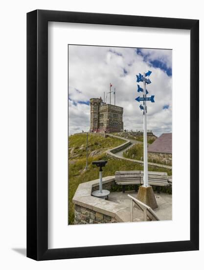 Cabot Tower, Signal Hill National Historic Site, St. John'S, Newfoundland, Canada, North America-Michael Nolan-Framed Photographic Print