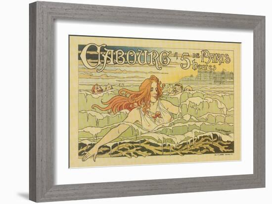 Cabourg A 5 Heures De Paris-Privat Livemont-Framed Art Print