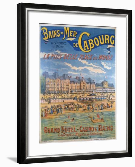 Cabourg Poster-Emile Levy-Framed Giclee Print