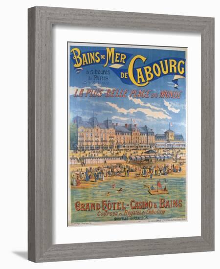 Cabourg Poster-Emile Levy-Framed Giclee Print