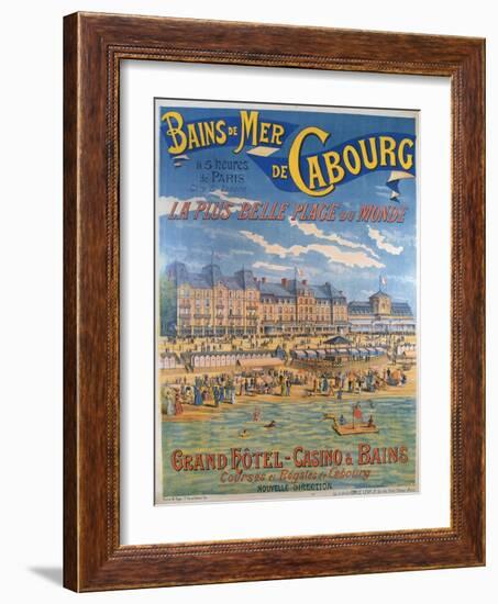 Cabourg Poster-Emile Levy-Framed Giclee Print