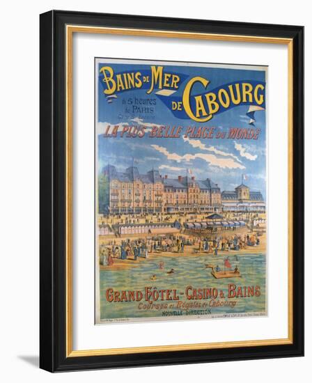 Cabourg Poster-Emile Levy-Framed Giclee Print