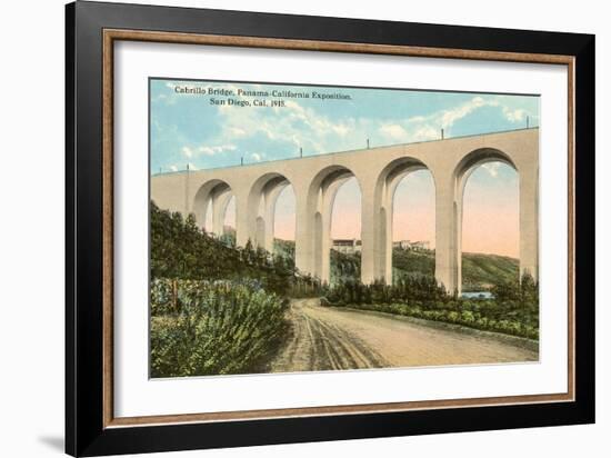 Cabrillo Bridge, Balboa Park, San Diego, California-null-Framed Art Print