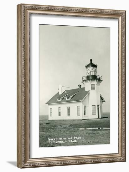 Cabrillo Lighthouse, San Diego-null-Framed Art Print