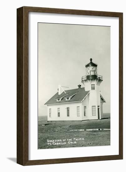 Cabrillo Lighthouse, San Diego-null-Framed Art Print