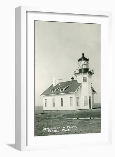 Cabrillo Lighthouse, San Diego-null-Framed Art Print