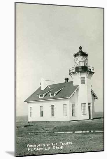 Cabrillo Lighthouse, San Diego-null-Mounted Art Print