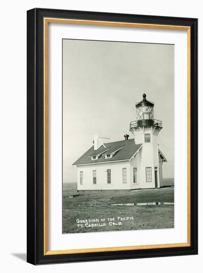 Cabrillo Lighthouse, San Diego-null-Framed Art Print