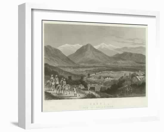 Cabul, from the Bala Hissar-J Ramage-Framed Giclee Print